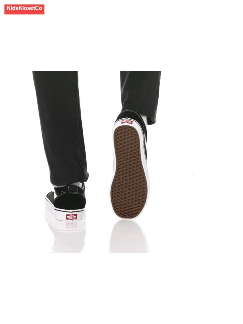 Lace-Up Sneaker with Sidestripe and Waffle Outsole